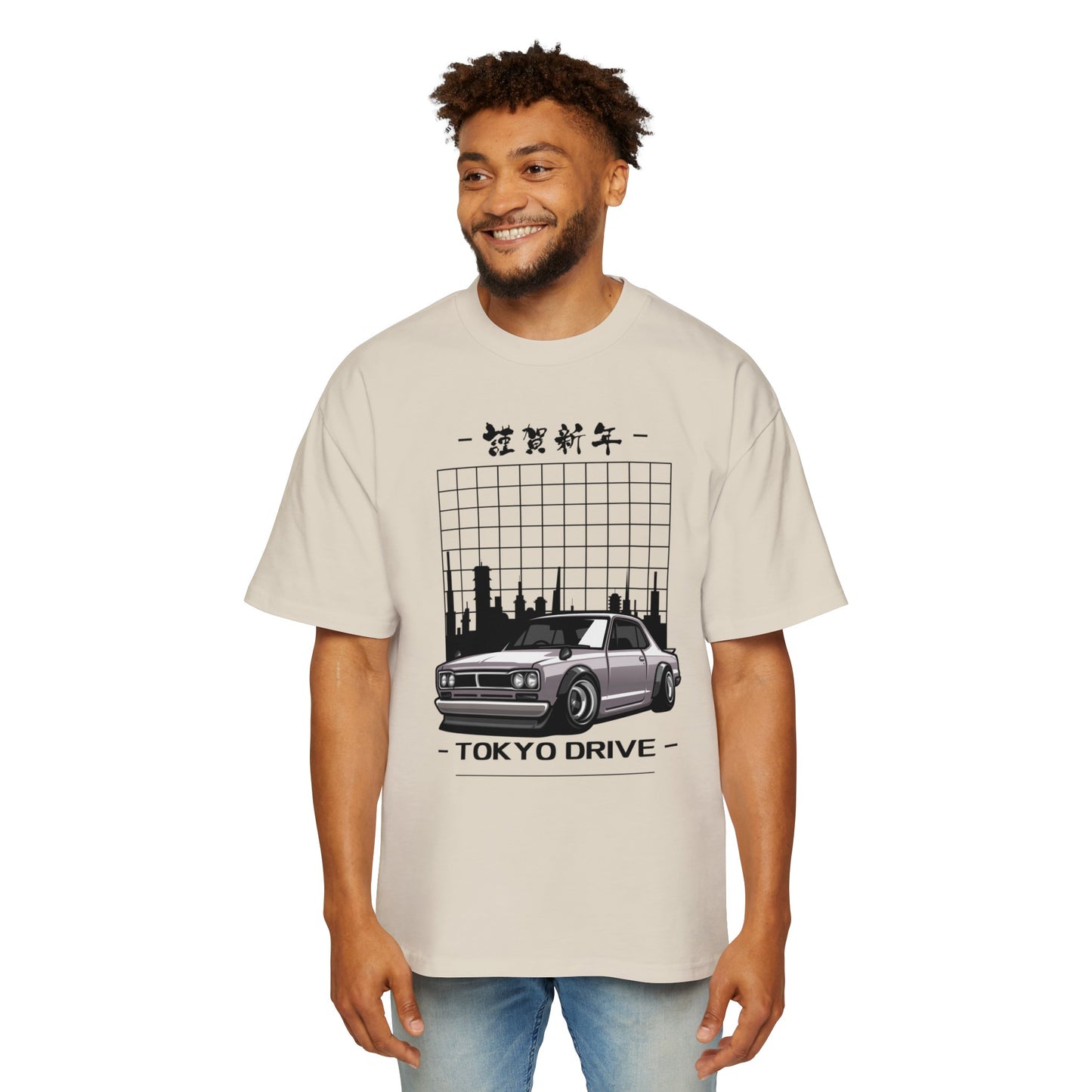 TOKYO DRIVE Men's Heavy Oversized Tee