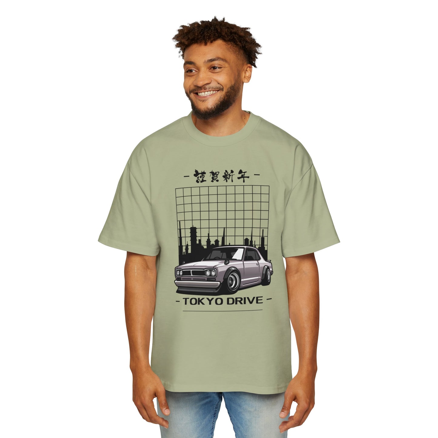 TOKYO DRIVE Men's Heavy Oversized Tee